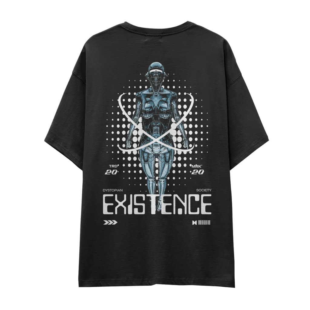 Camiseta Estampada Existence Confortavel P Sair Unissex