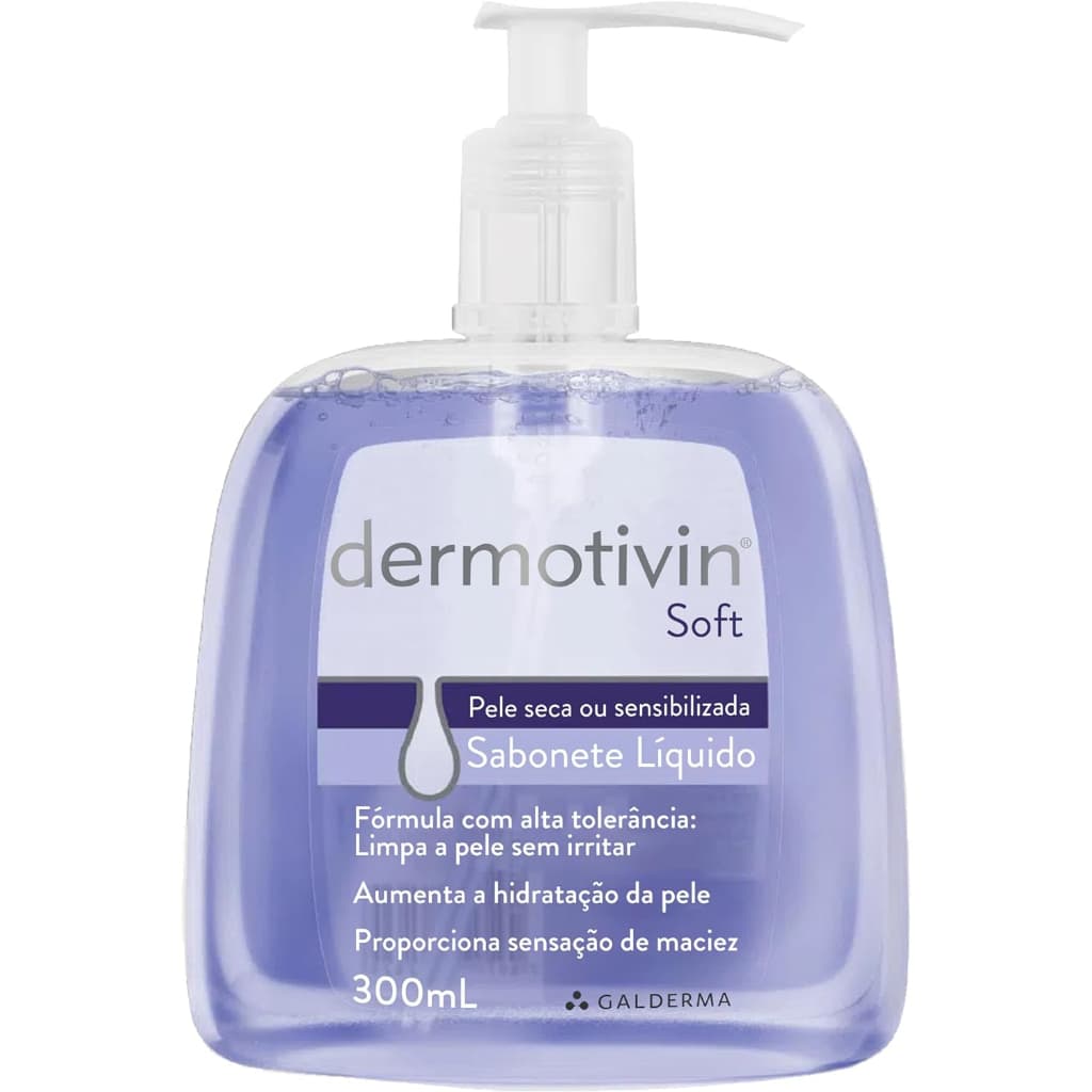 Sabonete Facial Dermotivin Soft 300ML