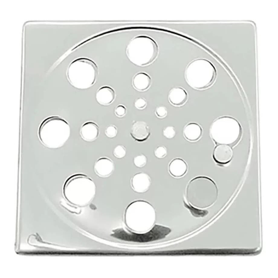 Tampa Ralo Grelha Quadrado 15cm Inox Abre/ Fecha Rotativo