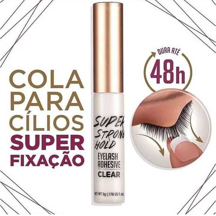 Cola Para Cílios Postiços Ienvy Kiss New York 48 Horas 5g À Prova d'Água Sem Látex Hipoalergênica
