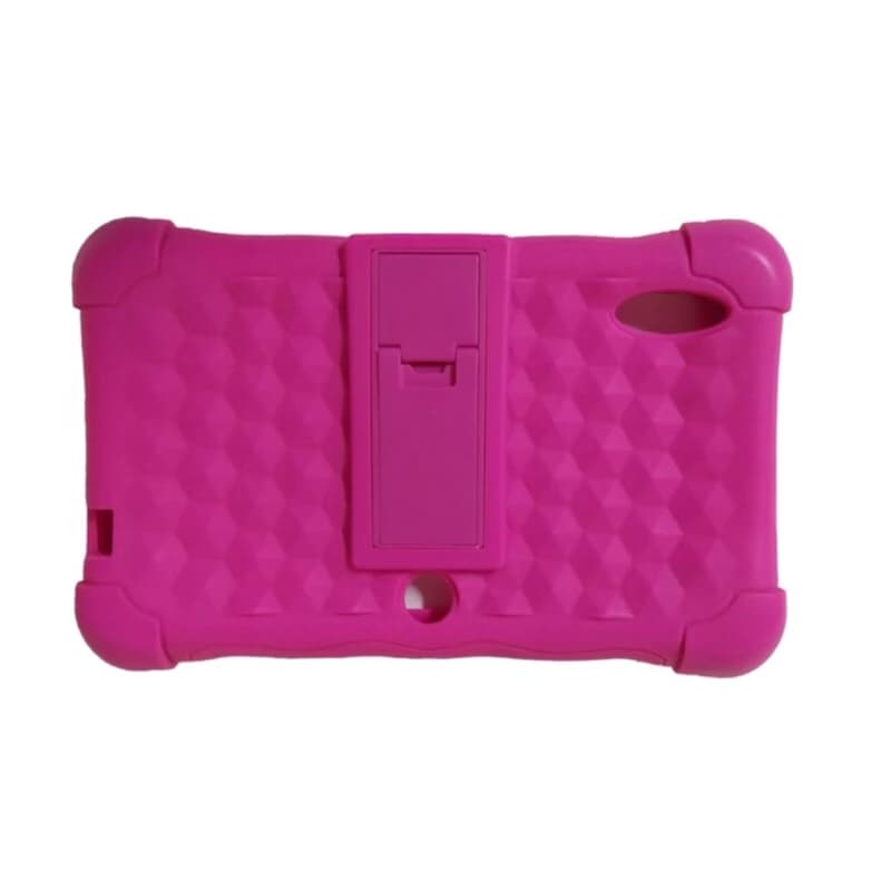 CAPA BORRACHA TABLET  ROSA INFANTIL 7 POLEGADAS