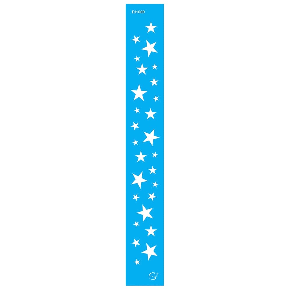 DI1009 - Barrado Estrelas - 4x30 - Stencil Gatas Arteiras