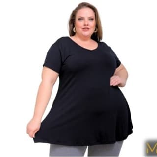 Blusa Bata Feminina com Manga Plus Size