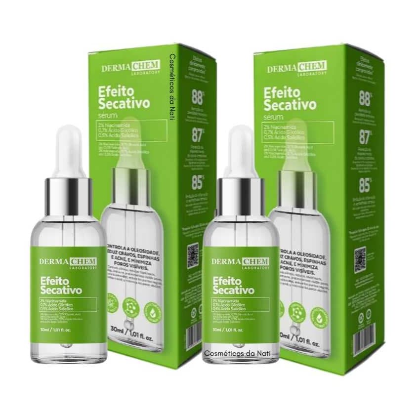 Kit Serum Facial Antioleosidade Secativo Skin Care Dermachem