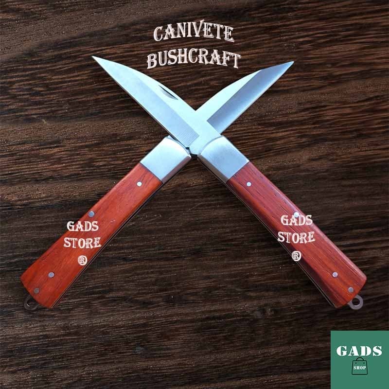 Canivete de Bolso BushCraft super afiada Trilha Pesca Camping