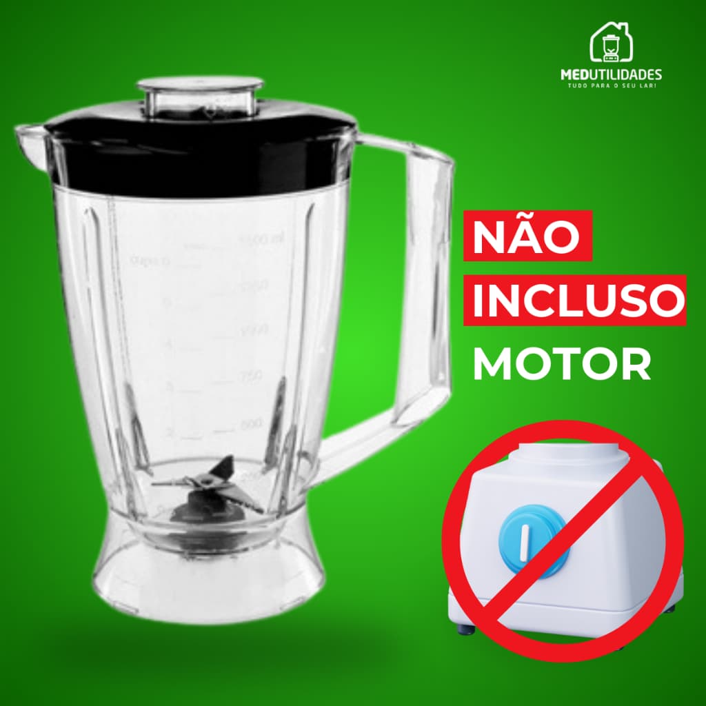 Copo de Liquidificador serve para Mondial Premium L51, L52,L53, L54, e L55