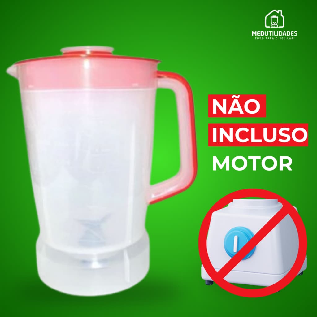 Copo para liquidificador serve para Britânia BLQ 970 turbo 900 W Britâna Diamante 800 translúcido