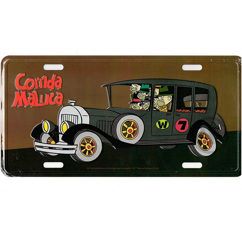 Placa Decorativa Metal Corrida Maluca, Produto Licenciado 20x30