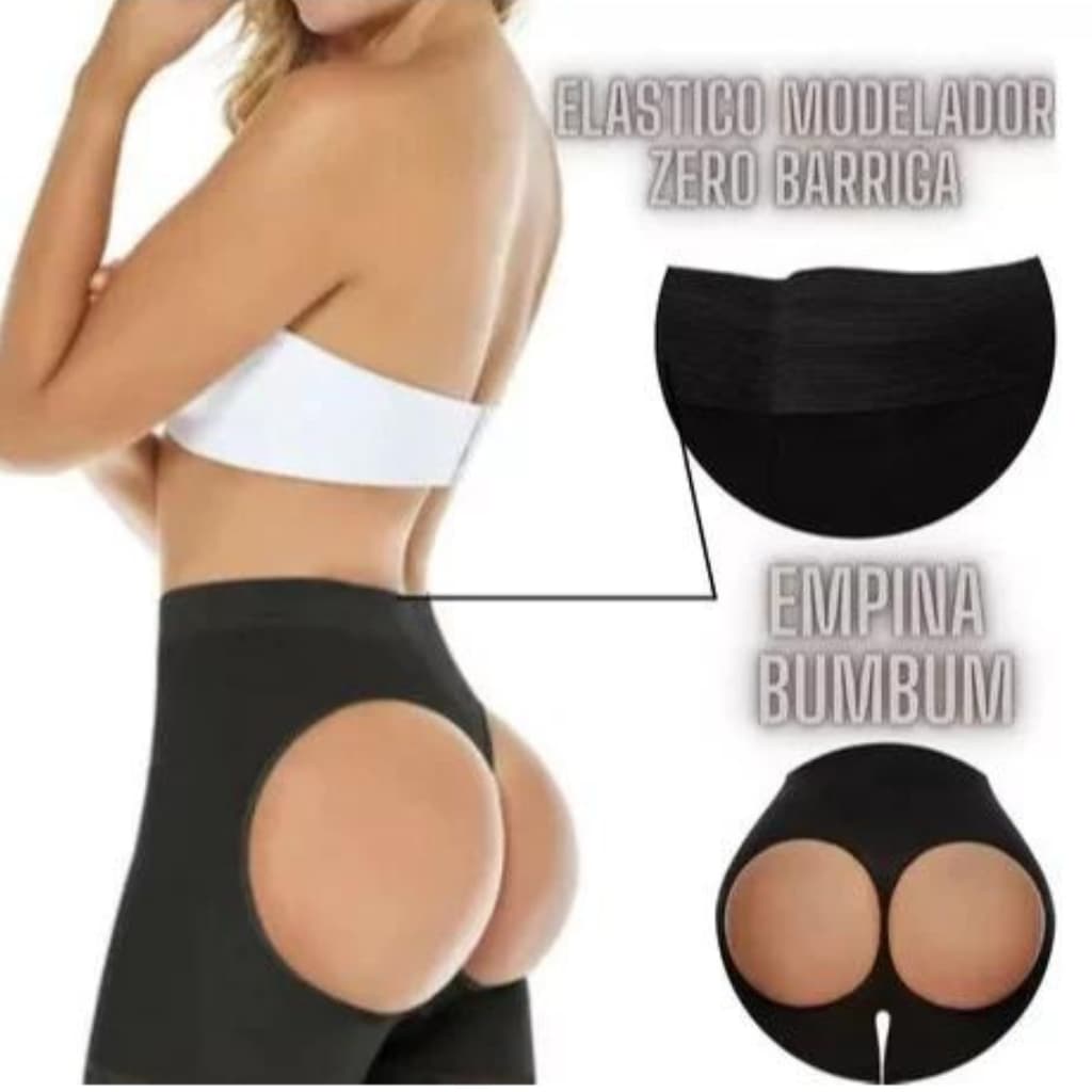 Shorts Levanta Bumbum Calcinha Modeladora XXXL