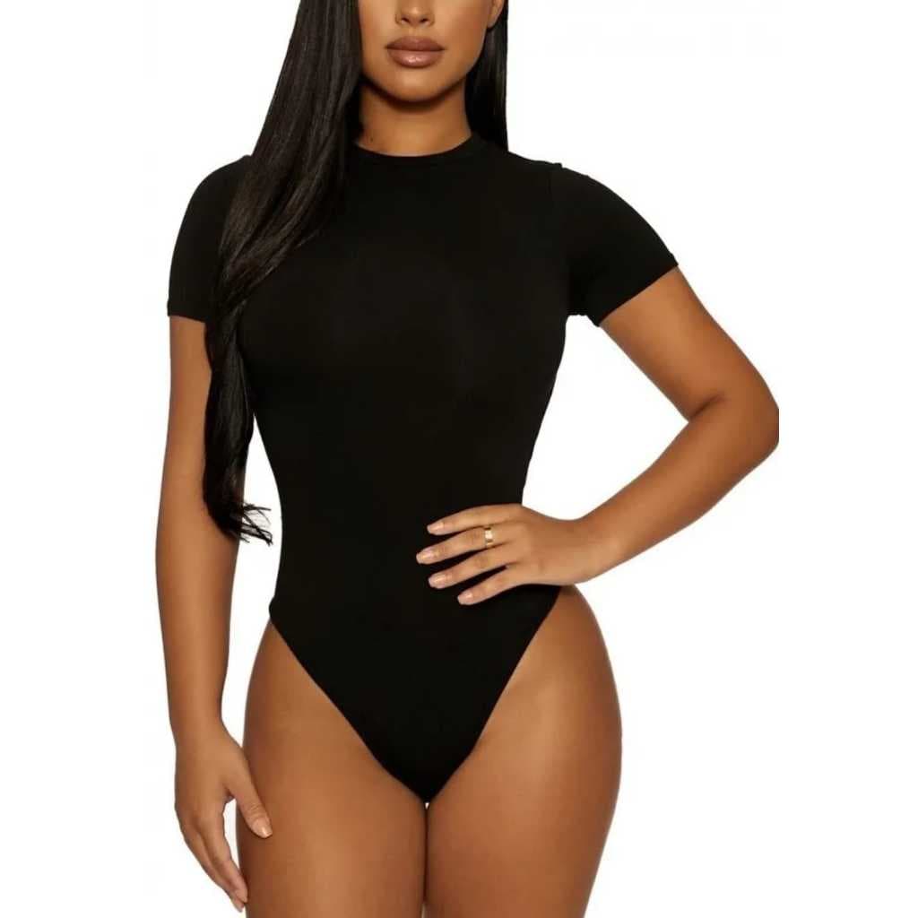 Body Feminino golinha careca/tecido geladinho/conforto para o Verão