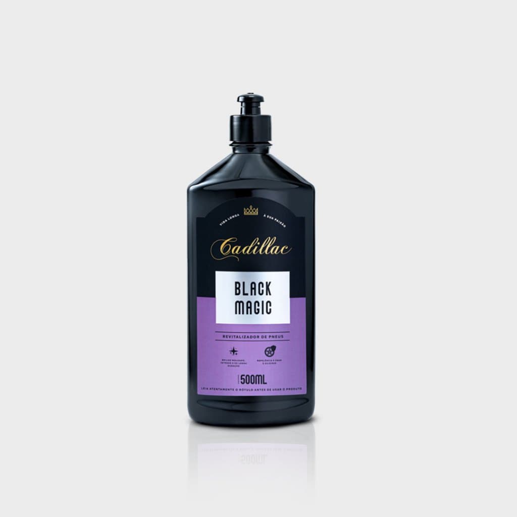 Pretinho para Pneu Black Magic Cadillac (500ml)