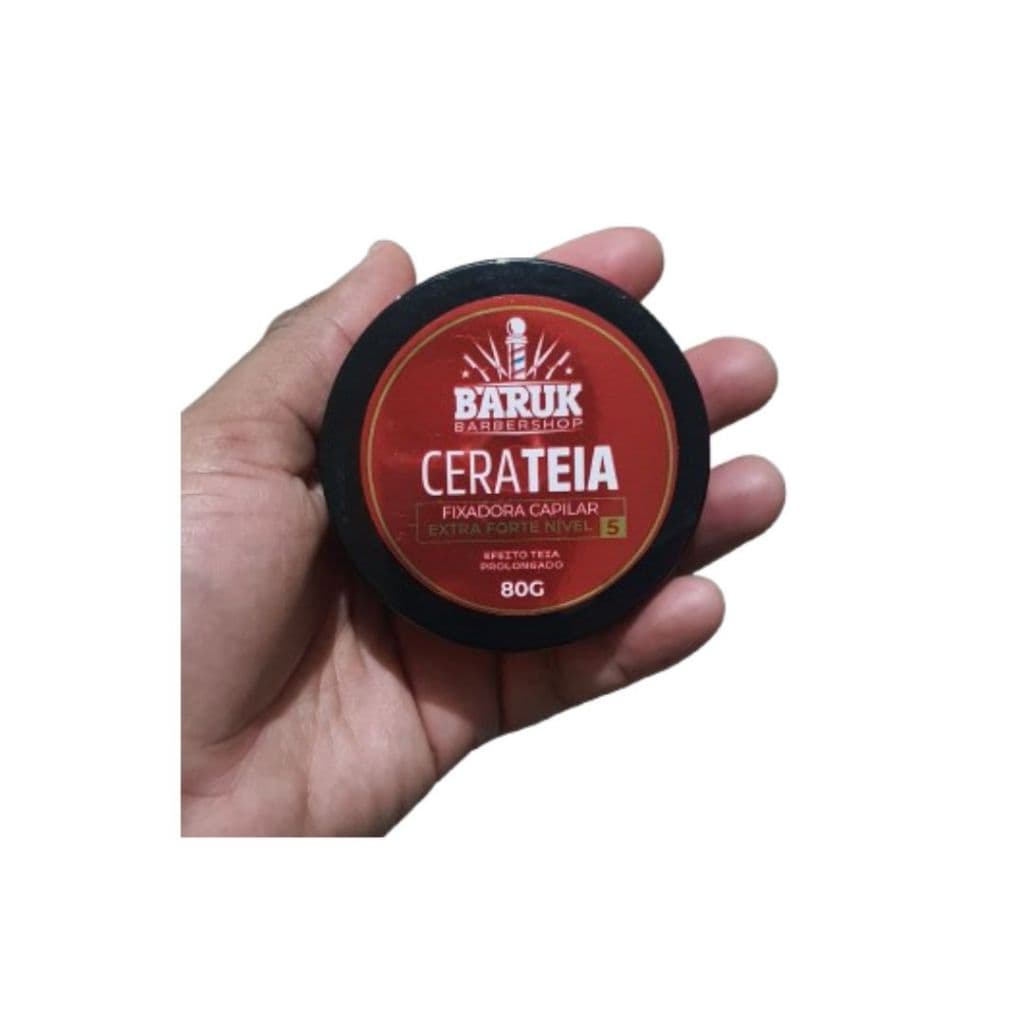 KIT C/ 02 CERAS CAPILAR EFEITO TEIA BARUK BARBERSHOP - FIXAÇÃO EXTRAFORTE NÍVEL 05