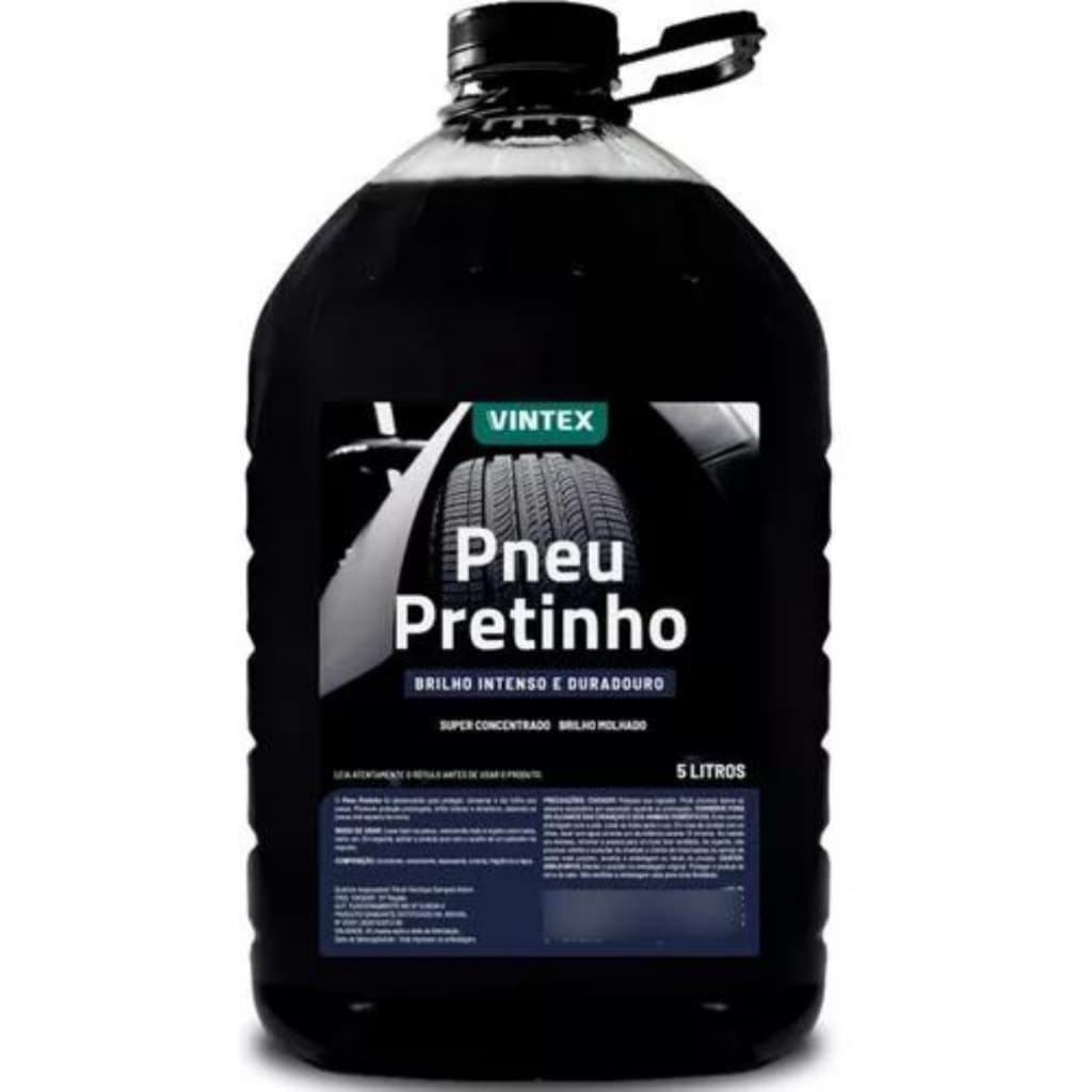 Pneu Pretinho Automotivo Brilha Pneus Carro Moto 5l - Vonixx