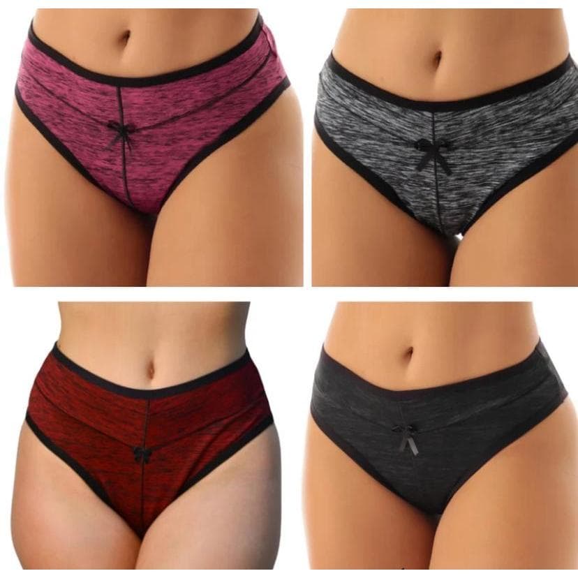 Kit 4 Calcinha Grande Aperta Barriga Compressão Plus Size Firmadora