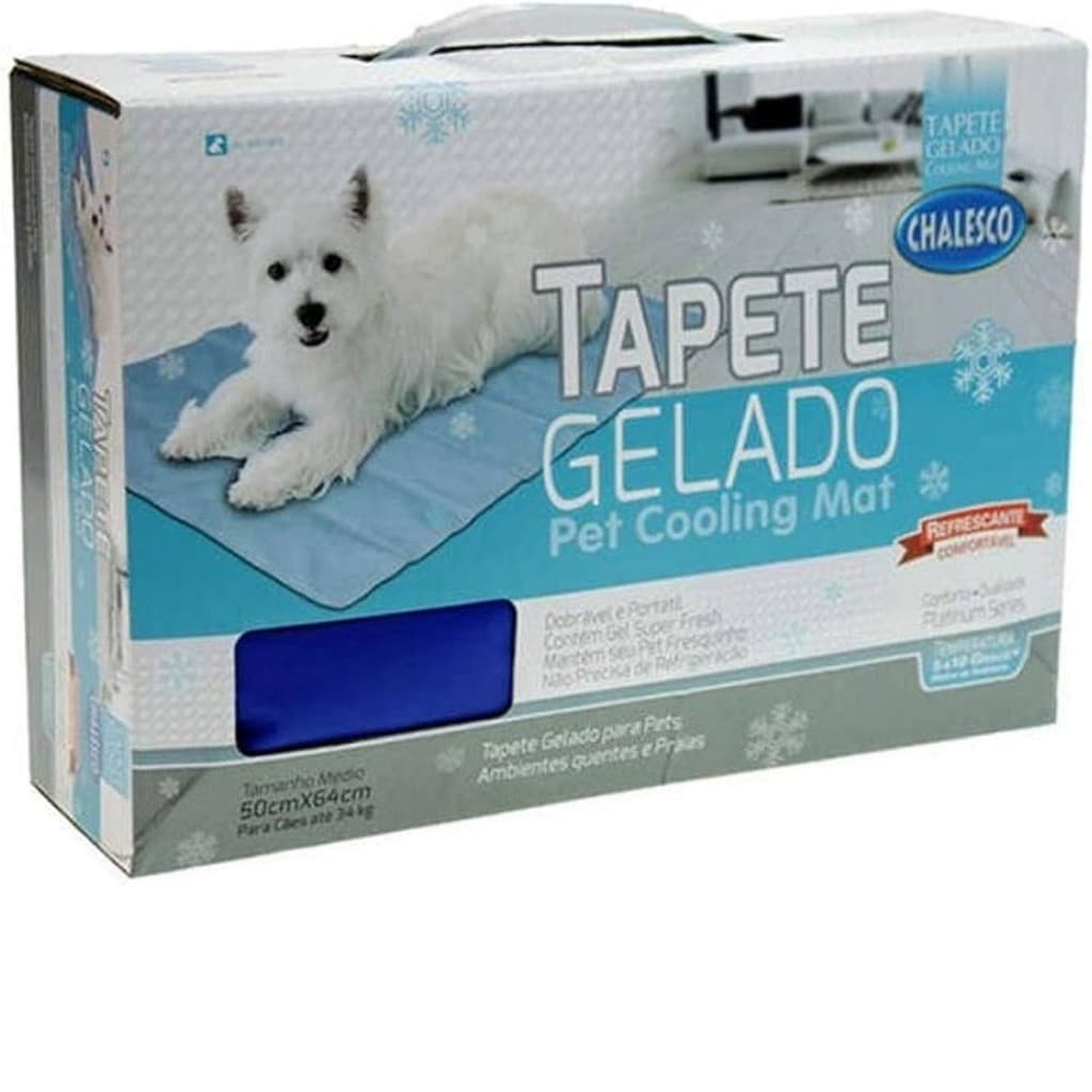 Tapete Gelado Refrescante Pet Cooling Mat Chalesco M