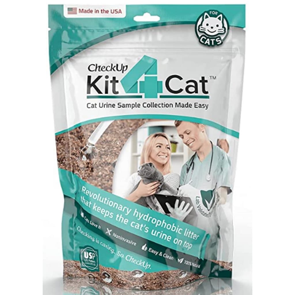 Areia Para Gato Kit4cat Coleta de Urina Felino Krusse Gatos 900grs