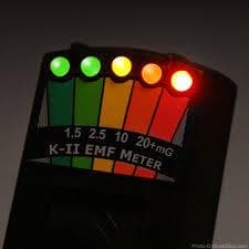 Medidor EMF K2 detector campo magnetico caça fantasma