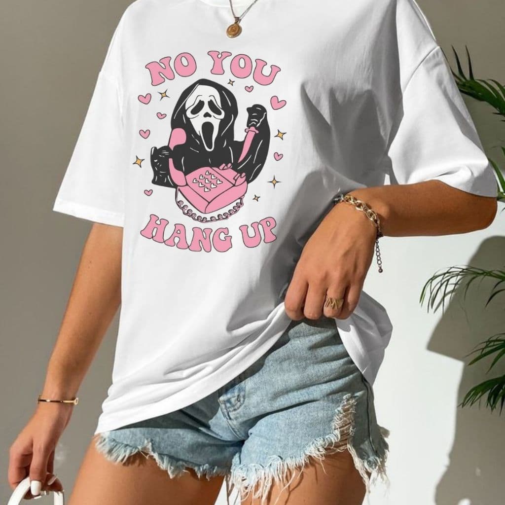 Camiseta feminina Blusinha T-shirt Feminina 100% Algodão camisa  blusa Hallowen No You