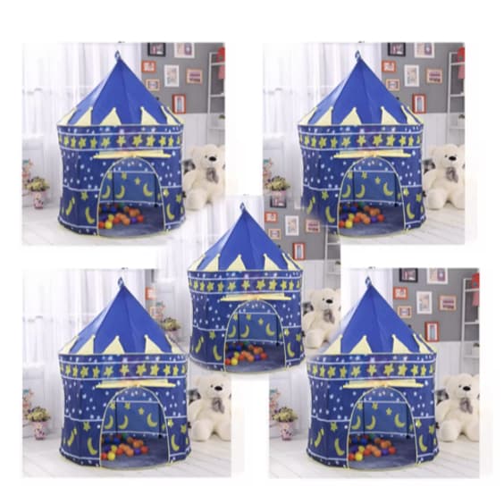 KIT COM 5 CASTELO BARRACA  INFANTIL TENDA MENINO CRIANÇA  BRINQUEDO INFANTIL