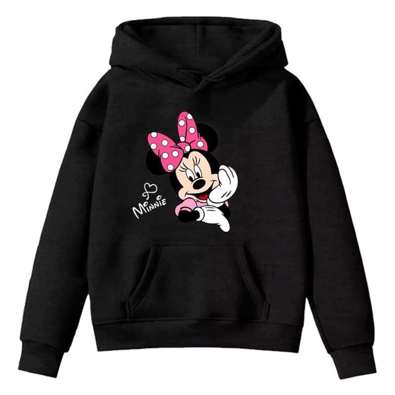 Moletom Canguru Infantil e Juvenil Estampado Minnie Promoção Lançamento