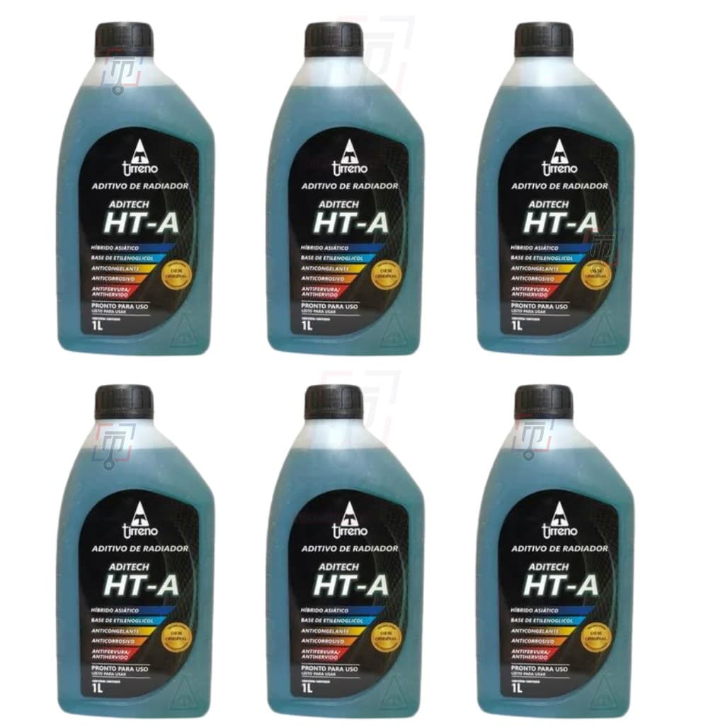 Kit 6 Litros Aditivo Radiador P/uso Hb20 Ix35 Tucson
