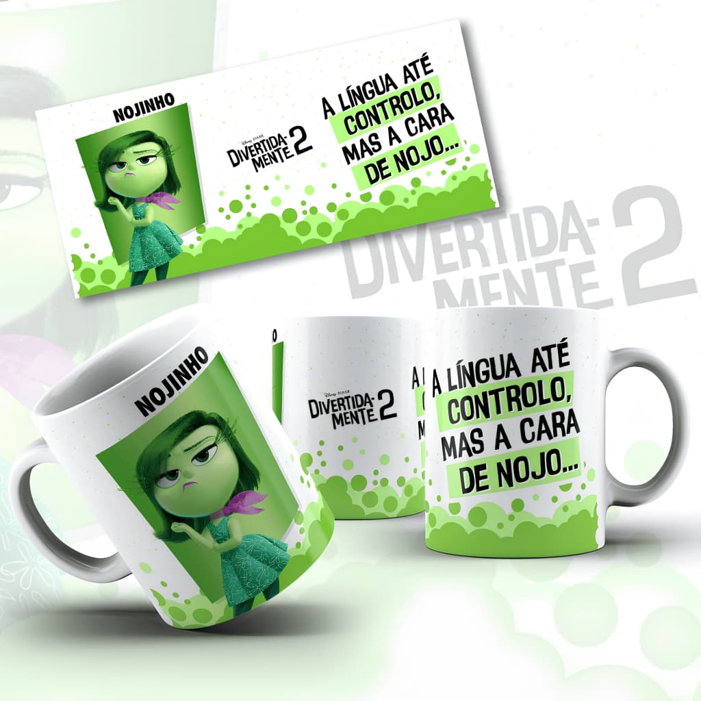 Caneca Personalizada Divertidamente 2 - Xícara do Divertidamente Personalizada
