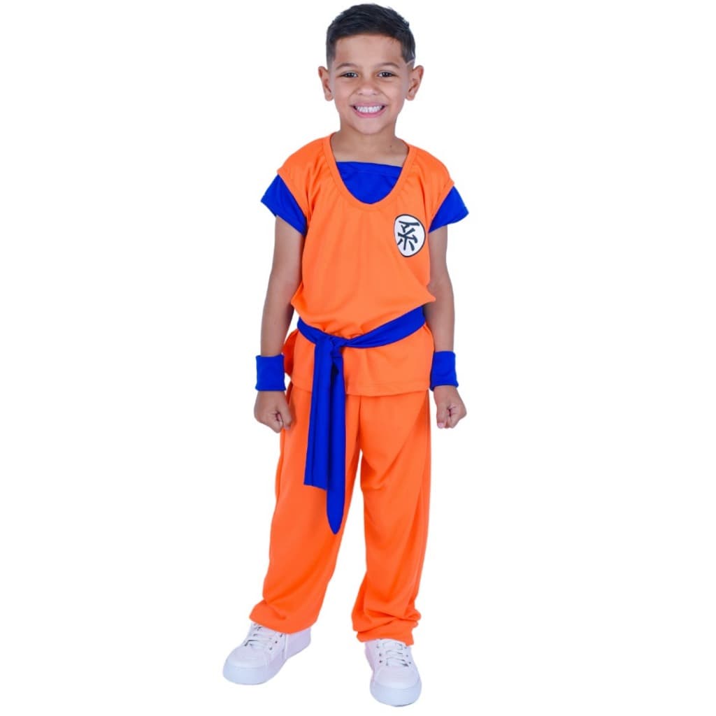Fantasia Muvilê, Menino Conjunto Karate Laranja