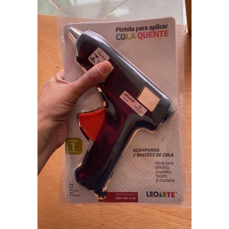 Aplicador de Cola Quente grande Resistente bastão Grosso Bivolt