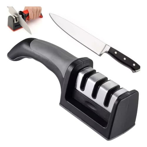 Amolador Afiador De Facas Adaga Tesouras 3 Em 1 Profissional Envio Imediato