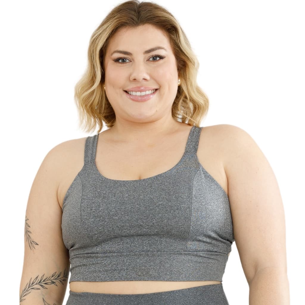 Top Suplex Esportivo Confortável S/bojo Reforçado Plus Size 3045.S3