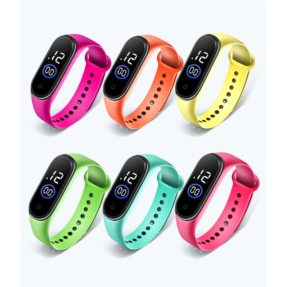 KIT 5 Relógios Digital Smartwatch Aprova Agua Led  KIT 3 Relógios Digital Smartwatch Aprova Agua Led