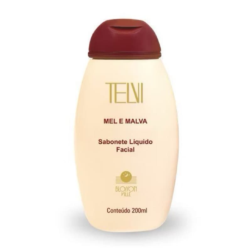 Sabonete líquido facial Blosson Ville Com Mel e Malva 200ml