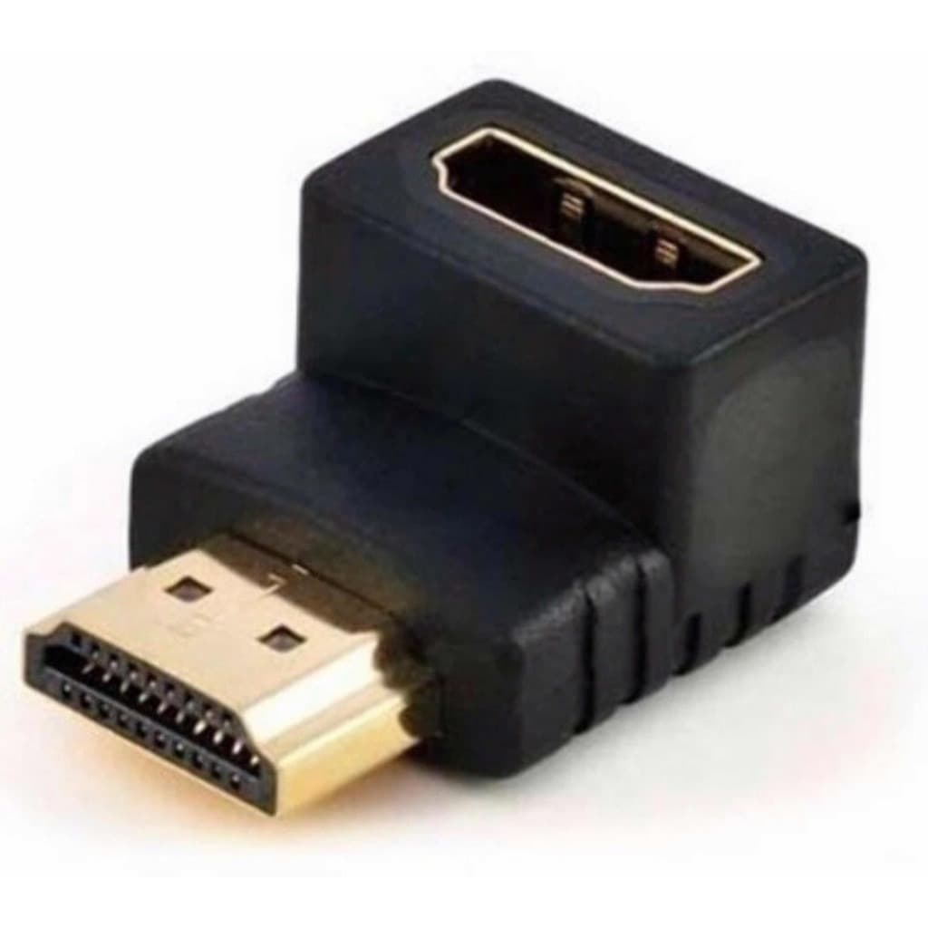 Adaptador Hdmi 90 Graus Em L Macho X Fêmea 1.4 P/ Tv Parede