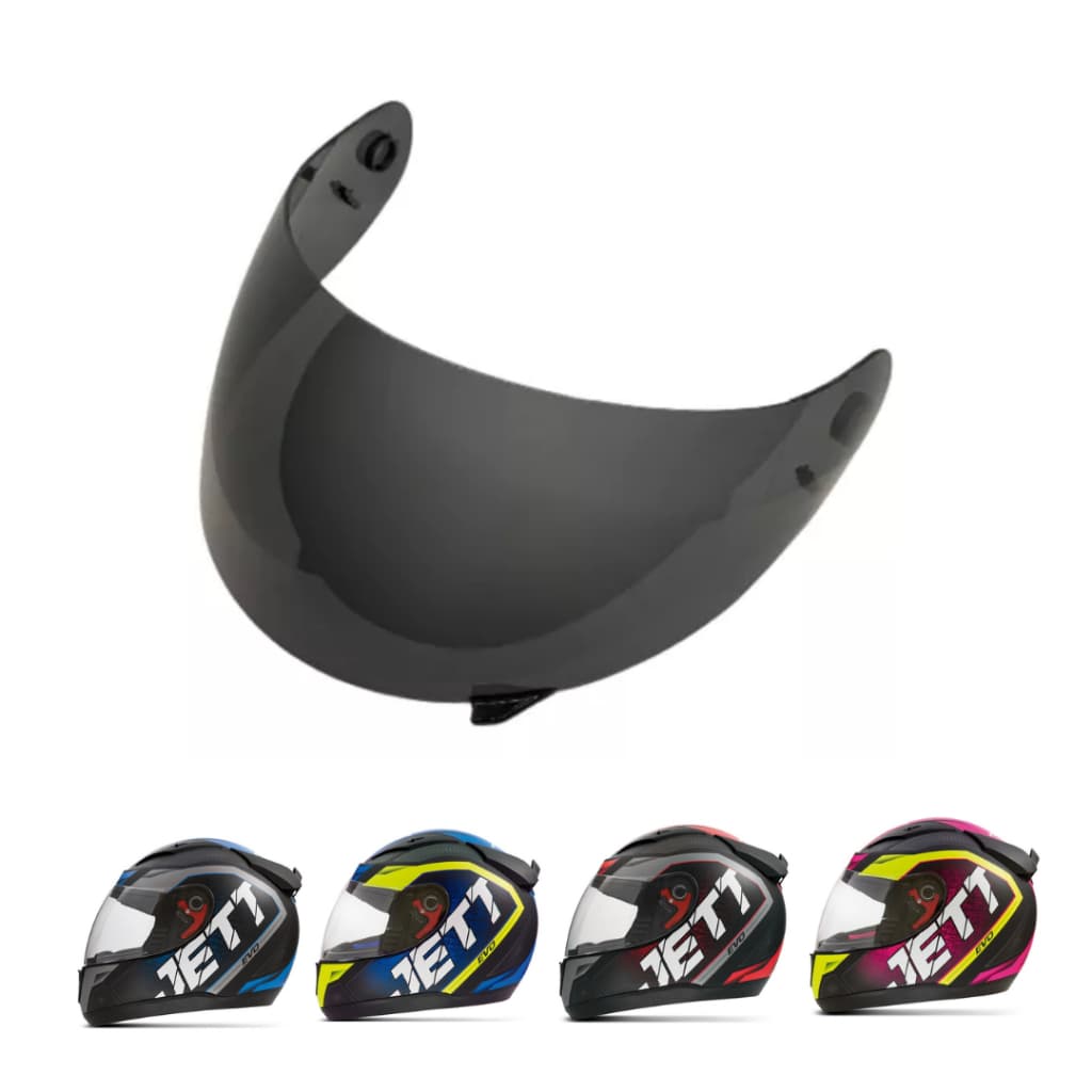 Viseira Fumê Capacete Pro Tork Jett Evo Line 2.2mm