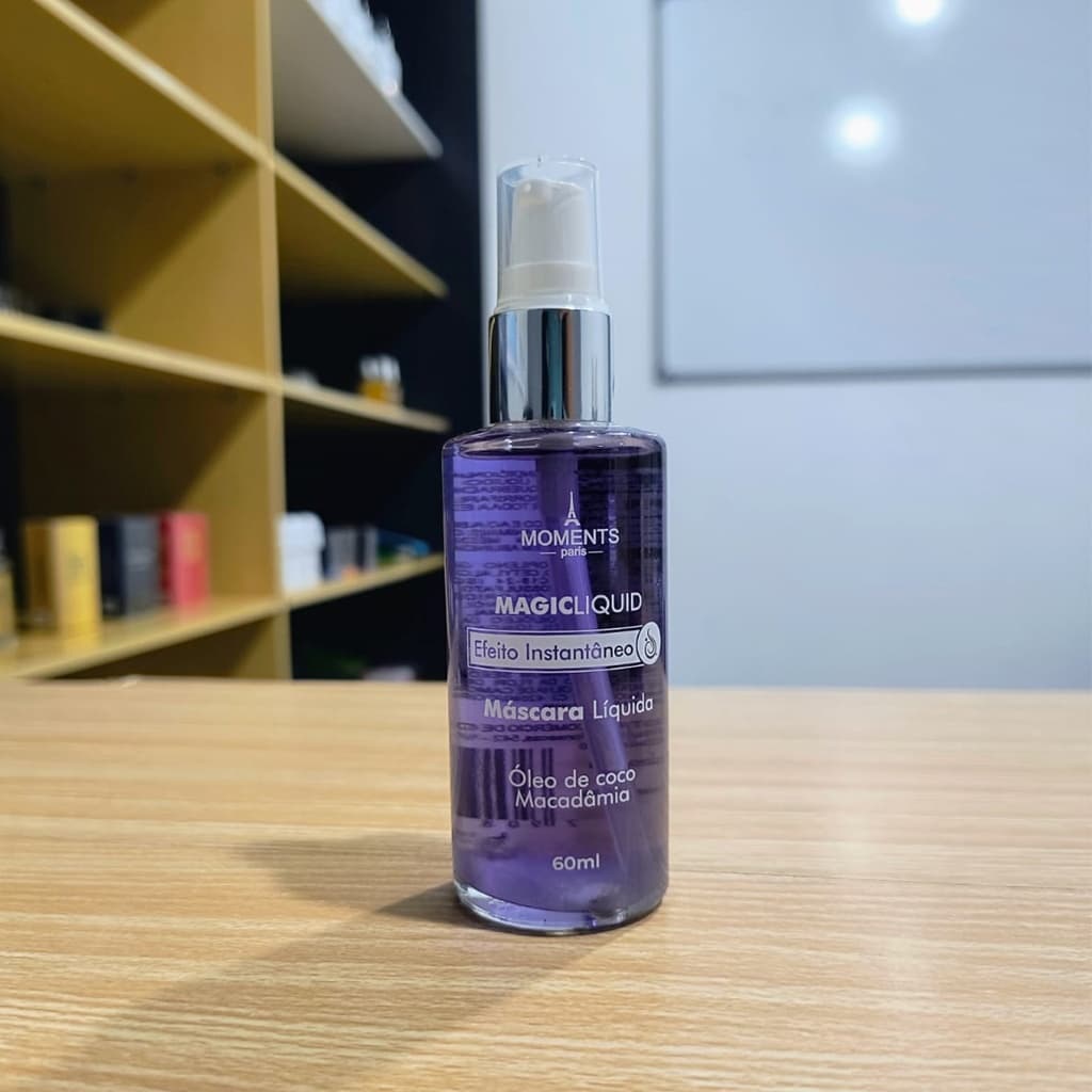 Mascara Líquida para cabelos - Efeito Instantâneo - 60ml moments paris