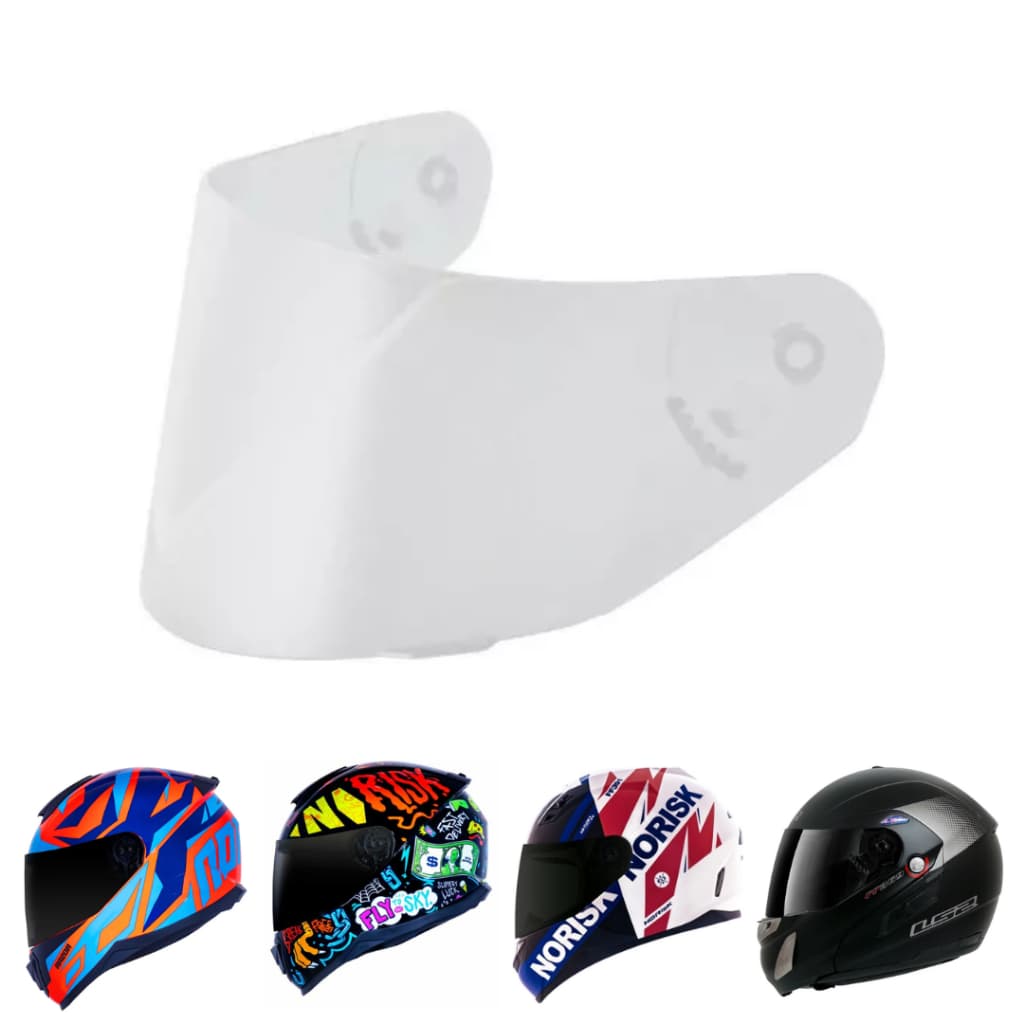 Viseira Norisk Razor Ff391 Ff389 Ff369 Cristal Polivisor