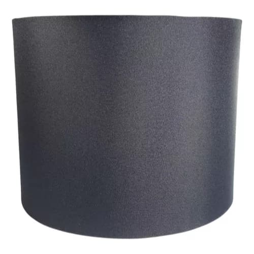 Cúpula Para Abajur Luminária Tecido 30x30x30 Cm Cor: Preto E27