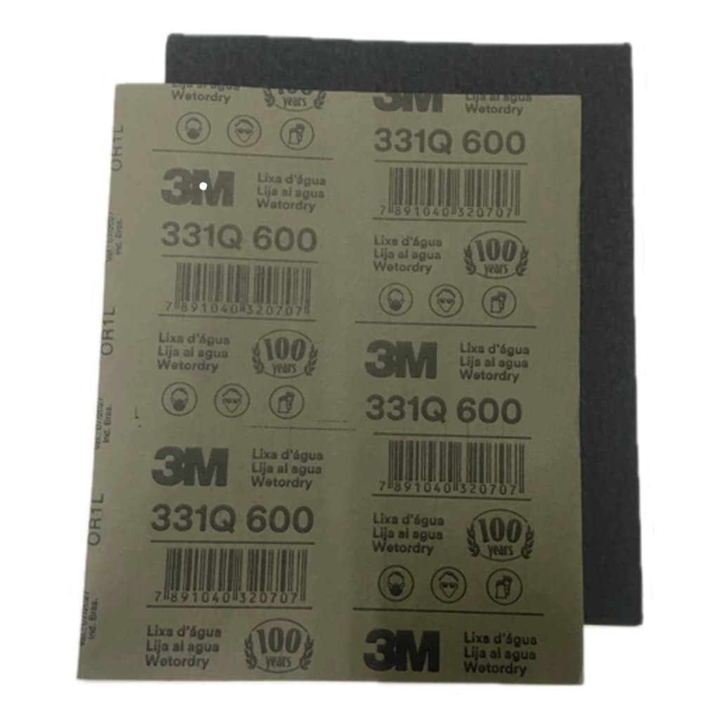 Kit 10 Lixa D'agua 600 3M 331Q 230mm x 280mm
