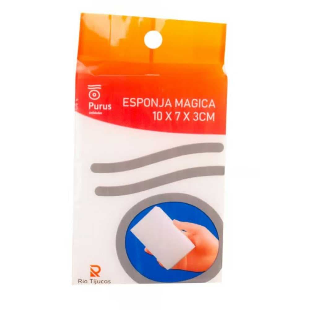 Kit 20 Esponja Mágica Melamina Limpeza Pesada Retira Gordura