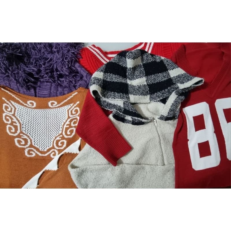 Lote com 10 Blusas de Frio Tamanho e Modelos Diversos Revenda BRECHÓ Inverno