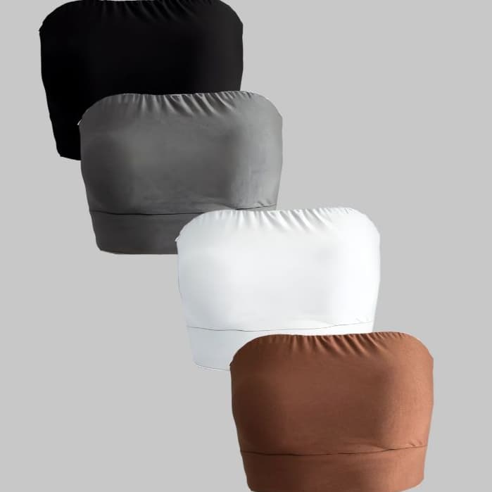 Kit 4 Cropped Feminino crooped faixa com BOJO atacado