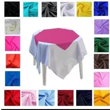 kit 10 toalha de mesa cobre manchas (0,75×0,75 cm)