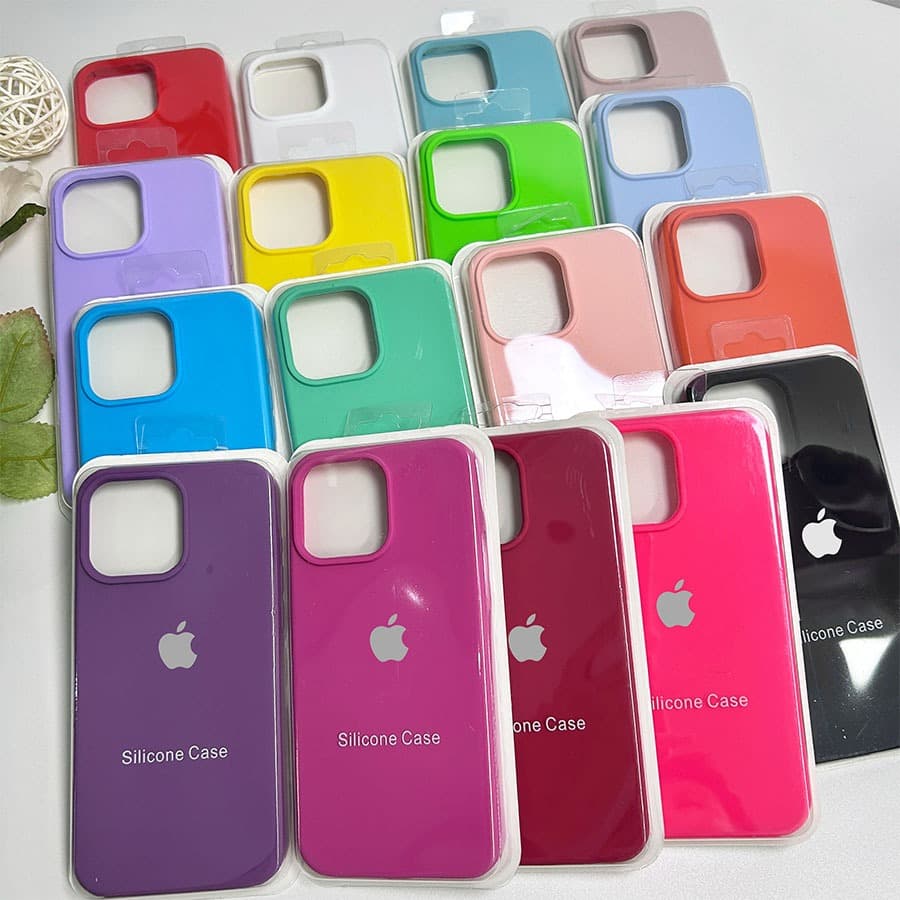Capa de silicone líquido simples para iPhone 16 16 plus 16 pro e 16 pro Max ideal para celebridades
