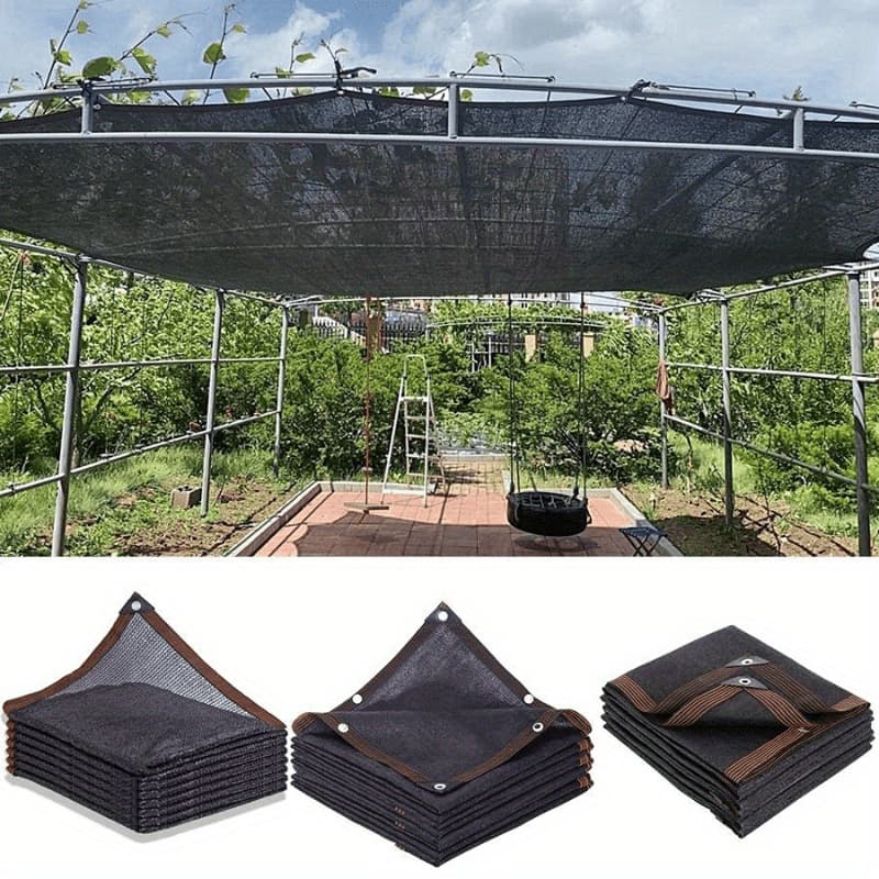 Rede de Sombreamento Anti-UV HDPE 50% - para Plantas de Estufa, Piscina, Carros e Casa, 4x4 Metros/2x3 Metros