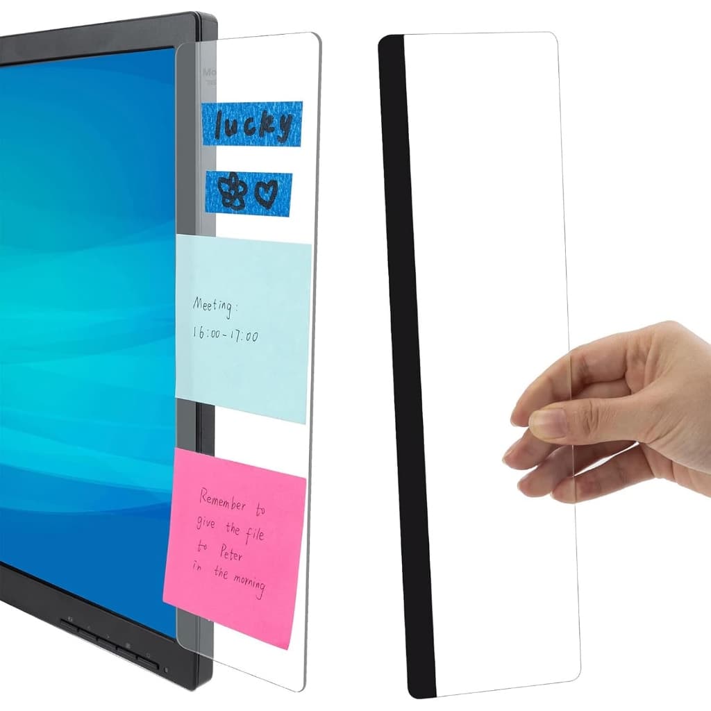 Suporte Post It para Monitor Bloco De Notas Recado Marcador