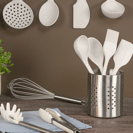 Utensílios De Cozinha Silicone Vanilla Resistente Alta Temperatura Cozinha - Brinox