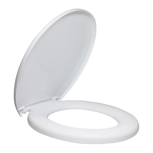 Tampa De Vaso Sanitário Almofadado Universal Oval Branco Herc