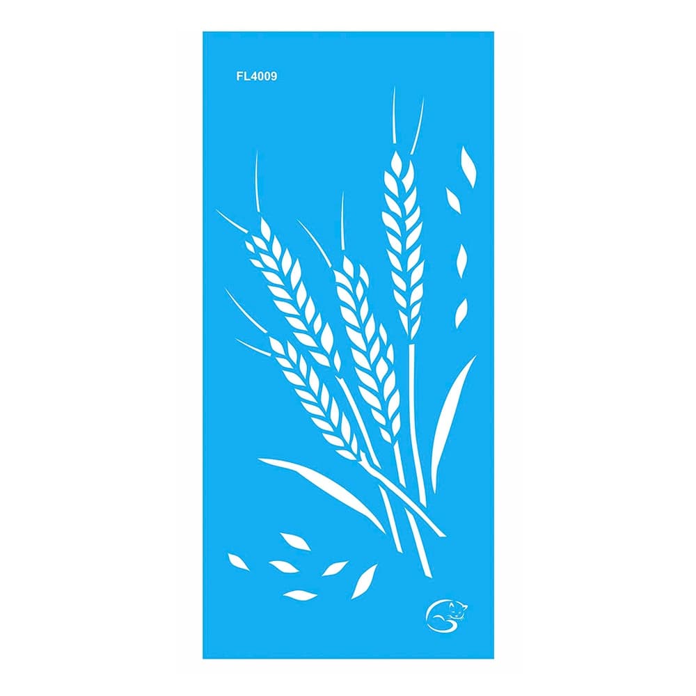 FL4009 - Trigo - 7x15 - Stencil Gatas Arteiras