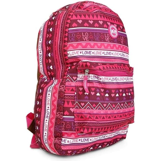 Mochila Escolar de costas grande Love Clio style etnica Feminina Faculdade Juvenil adulto