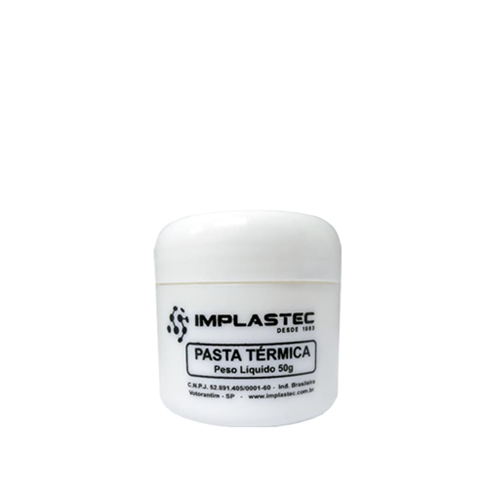 Pasta Termica Implastec 50g Para Processadores, Transistor,  Cpu, Cooler, Placas de Video